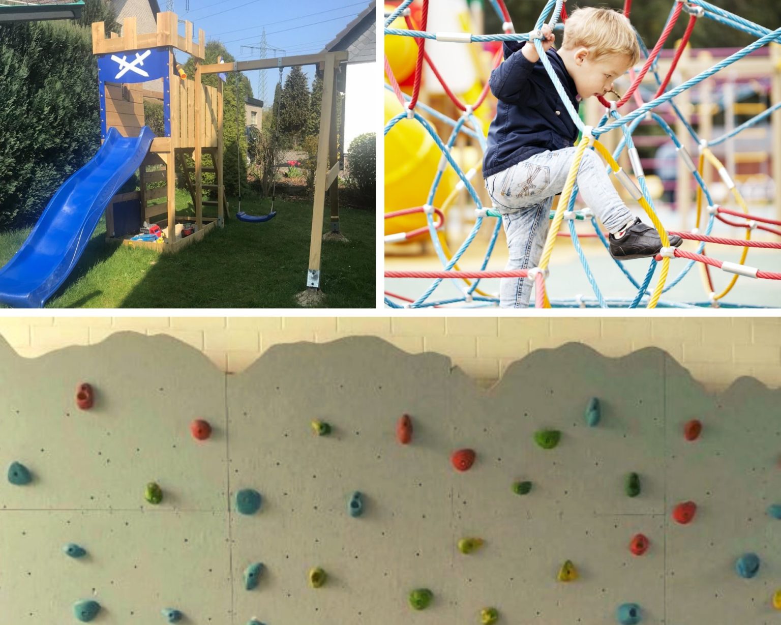 Die 13 besten Kletterwände & Klettergerüste für Kinderzimmer & Garten